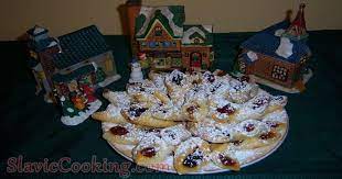 The cookies are tender and perfect with the chocolate kiss on top. Slovakian Kolacky Slaviccooking Com Cookies Kolache Cookie Recipe Cookie Recipes