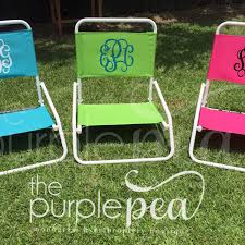 Monogrammed Beach Chair Beach Chair Sand Chair Lounge Etsy Swing Chair Diy Beach Chair Umbrella Sand Chair