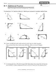 Entdecke rezepte, einrichtungsideen, stilinterpretationen und andere ideen zum ausprobieren. Aga Gm 0801 Ap Pdf Name Savvasrealize Com 8 1 Additional Practice Right Triangles And The Pythagorean Theorem For Exercises 1 U20139 Find The Value Of X Course Hero