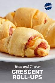 Ham And Cheese Crescent Roll Ups Recipe Crossant Recipes Pillsbury Crescent Roll Recipes Crescent Recipes