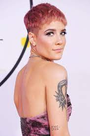 Halsey unveils album artwork at the metropolitan museum of art. Halsey Welcomes A Baby Boy With Partner Alev Aydin
