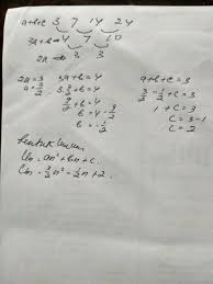 Maybe you would like to learn more about one of these? Tentukan Rumus Suku Ke N Barisan Barisan Berikut 3 7 14 24 Brainly Co Id
