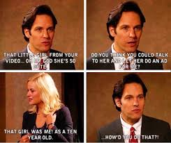 Paul Rudd In Parks And Rec Was A God Send Lol Funny Rofl Memes Lmao Hilarious Cute Parks And Rec Memes Parks And Rec Quotes Parks N Rec