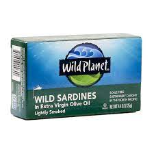Wild sardine low carb : Sustainable Sardine Fillets In Olive Oil Wild Planet Foods