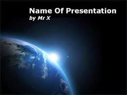 Space Light Over Earth Powerpoint Presentation Template Powerpoint Background Templates Powerpoint Powerpoint Presentation Templates