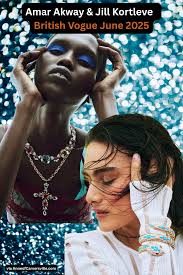 Amar Akway & Jill Kortleve in 'Dial It Up' by Philip Messmann for Vogue UK  June 2025 — Anne of Carversville