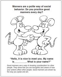 Plus, it's an easy way to celebrate each season or special holidays. Practice Good Manners