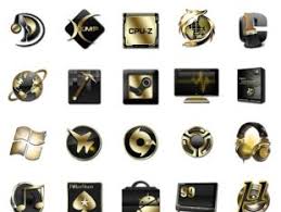 Maybe you would like to learn more about one of these? Black And Gold Icons Free Icon Packs Ui Download