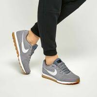 Nike Md Runner 2 Suede Gri Erkek Deri Sneaker Ayakkabi Sneaker Nike Ayakkabilar