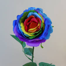 Free shipping on orders over $25 shipped by amazon. Artificial Rainbow Roses Silk Flowers