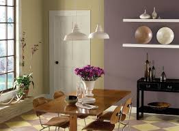 The dining room walls at designer david kleinberg's east hampton, new york, home are painted with a robert wilson works line the purple walls of the dining room in a manhattan apartment; Bright Dining Room With Purple Wall Color 44 New Ideas Download