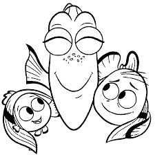 The article features the coloring sheets of nemo and other lead characters of the film like dory, coral, bruce, gill and squirt. Dory Coloring Pages Best Coloring Pages For Kids