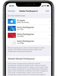 Metode Pembayaran Yang Dapat Anda Gunakan Dengan Id Apple Apple Support