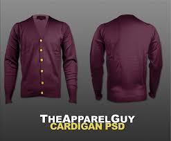 Cardigan Template Psd Shirt Template Long Sleeve Tshirt Men Clothing Templates