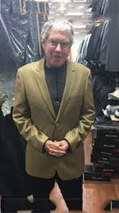 Adolfo men's sparkle velvet sport coat. 2 Button Style Gold Mustard Bijan Color Mini Weave Pattern B