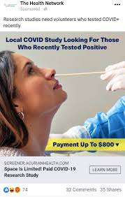 Someone printing nasopharyngeal swabs