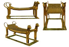 Egyptian Series Tomb Couch By Sheona Stock Egyptian Furniture Egyptian Gold Couch
