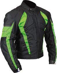 Amazon Com Milano Sport Mjgam0394me Gamma Men S Motorcycle Jacket Black Green Medium Automotive