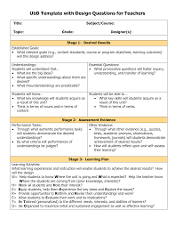 Not only does it map out every lesson for a given period of time, it also allows the teacher to establish connections among them, making the process of learning. Blank Ubd Planning Template Doc Math Lesson Plans Template Lesson Plan Templates Curriculum Mapping