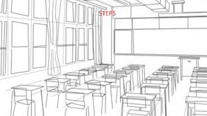 How to draw karma akabane step by step tutorial from assassination classroom (ansatsu kyōshitsu/ 暗殺教室 ) in this video i. School Classroom Perspective Drawing