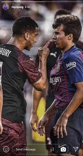 Barcelona kishte postuar një fotografit të riqui puig në stërvitjen e sotme që është bërë virale ne rrjetet sociale, shkruan lajmi.net. La Senyera On Twitter Riqui Puig On His Instagram Story