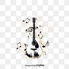 Vector Guitar And Musical Notes Music Clipart Guitar Note Png And Vector With Transparent Background For Free Download Music Clipart Music Notes Class Poster Design