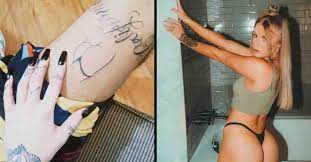 Tattoos de altissima qualidade !! Vitao Tatua O Bumbum De Luisa Sonza Em Sua Coxa Obra De Arte Istoe Independente