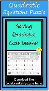 Quadratic Equations Quadratics Quadratic Equation Solving Quadratic Equations