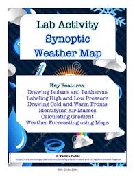 3 if more points are needed, add some 4 map b: Lab Synoptic Weather Maps With Powerpoint Weather Map Earth Science Weather And Climate