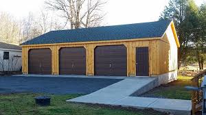 Build your own garage with a prefab garage kit. Garage Installation Prefab High Roof Garage Kits