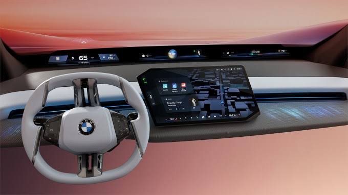 BMW's new UI puts widgets on the windshield at CES 2025 | TechCrunch