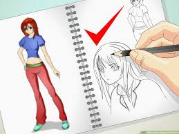 Down the middle, faintly draw a downwards line from the top of the circle and ending below it by about half another by definition, manga is japanese comic book art and is often made into cartoons or anime. How To Draw Manga Characters 6 Steps With Pictures Wikihow