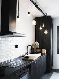 1001 Idees De Revetement Original Avec Carrelage Metro Cuisine Style Industriel Luminaire Cuisine Cuisine Industrielle