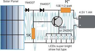 This same circuit could be used for any type of bulb whether incandescent, cfl, or led. Simple Solar Garden Light Circuit With Automatic Cut Off Homemade Circuit Projects