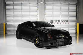 Black Diamond Edition Cadillac Cts V Coupe Lowered On Strasse Wheels Gtspirit