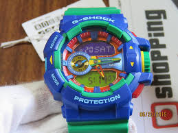 These large models measure 55 × 51.9 × 18.3mm. Live Fotos G Shock Ga 400 2a Hyperfarbe Blau X Grun