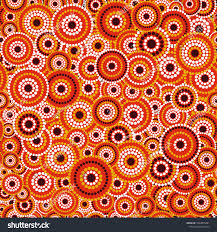 Australian Aboriginal Seamless Vector Pattern With Colorful Dotted Circles Seamless Vector Australian Aboriginal Vector Pattern Unique Business Cards Dots Art