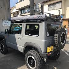 norihiro ogura on instagram 新型ジムニーのお客様からご依頼のルーフキャリア入荷しました arbルーフキャリア サイドオーニング キャンペーン中 ジムニー 新型ジムニー ジムニー ja11