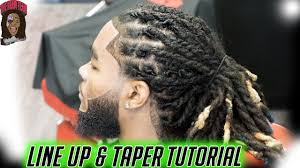 A fade haircut is a classic men's hairstyle that never goes out of style. Barber Tutorial Taper Line Up On Dreads Hd Youtube
