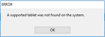 Fixed A Supported Tablet Was Not Found On The System Driver Easy