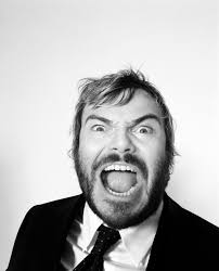 Black And White Photos Of Famous People S Faces Jack Black Jack Black Celebrity Portraits Famous Men