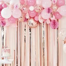 Blush Pink Rose Gold Balloon Garland Kit Wedding Decorations Hen Party Decorations Bridal Shower De Rose Gold Party Decor Rose Gold Party Rose Gold Balloons