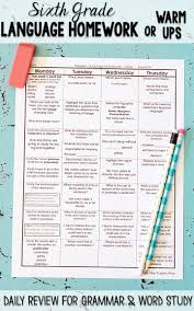 1 of 5) week 1 answer key: 6th Grade Language Spiral Review 6th Grade Language Arts Homework Or Warm Ups By On Apr 17 2019 Apr 17 2019 Ad Sixth Grade Language Homework Or Morning Work That Gives A Day By Day Evaluate For Sixth Grade Grammar And Phrase Work