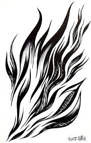 Black And White Flames Black Flames Abstract Art By Sofia Metal Queen Abstract Art Drawing Flames