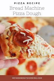 Best 20 cuisinart bread machine recipes. Bread Machine Pizza Dough Hey Mom What S Cooking