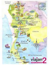 Luna De Miel A Tailandia Un Paraiso Para Vuestro Viaje De Novios Viajes De Novios Thailand Tourist Thailand Map Thailand Vacation