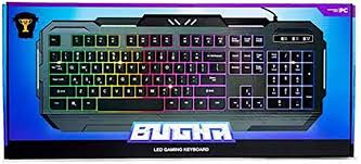 The best keyboard to use with mobile devices that we've tested is the logitech k380. Amazon Com Bugha Exclusive Led Gaming Keyboard For Pc Computers Accessories