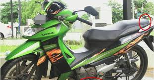 4 stroke, single piston sohc, air cooled cylinder capacity : Letak Nomor Rangka Dan Nomor Mesin Kawasaki Zx 130 Satupiston Com Blog Motor Indonesia