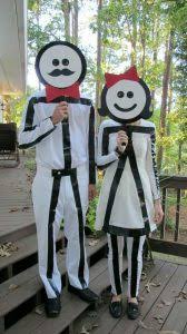 A traditional costume for a maid is a black dress or skirt and top, along with a pinafore and headdress. Stick Figure Costume Untumble Com