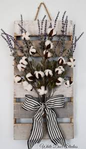 Farmhouse Cotton And Lavender Pallet Style Wall Decor Best Selling Original Design By White Door Studios Handmade Home Lavender Walls Handmade Home Decor